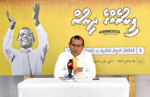 ރަށްރަށަށް ދިޔުމުން ބުނަނީ ރައީސް ޞާލިޙަށް ވޯޓު ދޭން ނުބުނުމަށް: ރައީސް ނަޝީދު thumbnail image