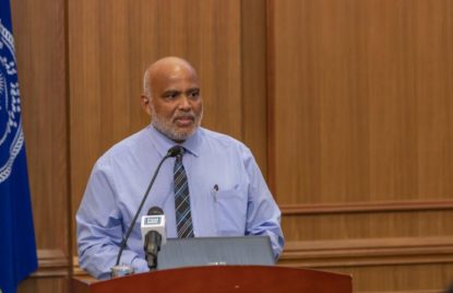 އިސްތިއުފާ ދެއްވި 9 ވަނަ ވަޒީރަކަށް ޑރ. ހައިދަރު thumbnail image