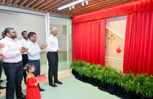 އޮރެންޖު ހިޔާއަށް ބަދަލުކުރި ތެލެސީމިއާ ސެންޓަރު ހުޅުވައިފި thumbnail image