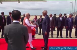 އިންޑިއާގެ ބޮޑު ވަޒީރު މޯދީ ރާއްޖެ ވަޑައިގެންފި thumbnail image