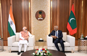 މަރުހަބާ ކިޔާން ރައީސް އެއާޕޯޓަށް ވަޑައިގެންނެވުމުން ވަރަށް އުފާކުރަން: މޯދީ thumbnail image