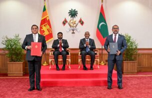 ރާއްޖެއާއި ލަންކާއާ ދެމެދު ދެ އެއްބަސްވުމެއްގައި ސޮއިކޮށްފި thumbnail image