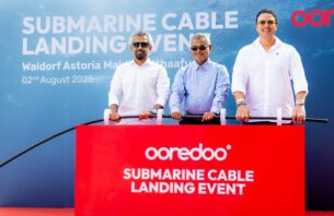 ފުރަތަމަ ރިސޯޓް ސަބްމެރިން ކޭބަލް ކަނެކްޝަން އުރީދޫން އިތާފުށީގައި thumbnail image
