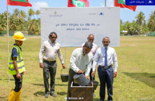 މަންދޫ ފުޓްބޯޅަ ދަނޑު ތަރައްޤީކުރުމުގެ އަމަލީ މަސައްކަތް ފަށައިފި thumbnail image