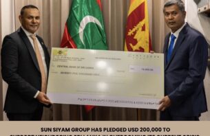 ސަން ސިޔާމް ގްރޫޕުން ސްރީލަންކާއަށް ދެލައްކަ ޑޮލަރުގެ އެހީއެއް thumbnail image