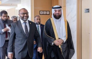 ހައްޖު ކޮންފަރެންސްގައި ބައިވެރިވެވަޑައިގަތުމަށް އަލް ސަފްވާ ފައުންޑޭޝަންގެ ޗެއާމަން ރާއްޖެ ވަޑައިގެންފި thumbnail image