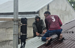 ވިއްސާރަވެ އައްޑޫ ސިޓީގެ ހަތަރު ގެއެއްގެ ފުރާޅު އެއްލާލައިފި thumbnail image