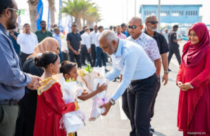 ދުވާފަރުން ރައީސްގެ ދެ ކަނބަލުންނަށް ހޫނު މަރުޙަބާއެއް thumbnail image