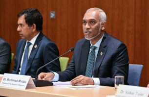 މޯލްޑިވްސް- ޖަރމަނީ ބިޒްނަސް ރައުންޑްޓޭބަލްގައި ރައީސް މުއިއްޒު ބައިވެރިވެވަޑައިގެންފި thumbnail image