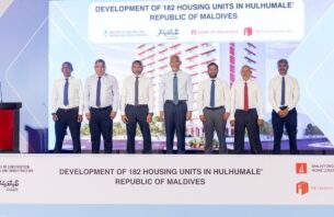 ހުޅުމާލޭގައި 182 ފްލެޓުގެ މަަސައްކަތް ފަށައިފި thumbnail image