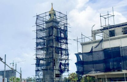 ވިނަރެސް ފްލެޓް ސަރަޙައްދުގައި ބިނާކުރާ މިސްކިތުގެ 60 އިންސައްތަ ނިންމައިފި thumbnail image