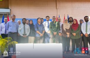 ދިވެހިރާއްޖޭގެ ޤައުމީ ޔުނިވަރސިޓީގެ މަލްޓިޕާޕަސް އިމާރާތުގެ ބިންގާ އަޅައިފި thumbnail image