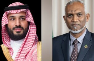 ސަޢޫދީގެ ހެލިކޮޕްޓަރެއް ވެއްޓުނު ހާދިސާއާ ގުޅިގެން، އެ ޤައުމުގެ ވަލީއަހުދަށް ރައީސްގެ ތަޢުޒިޔާ thumbnail image