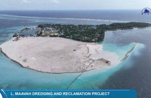 މާވަށުގެ ބިން ބޮޑުކުރުމުގެ މަޝްރޫޢުގެ ފުރަތަމަ މަރުހަލާ ނިންމާލައިފި thumbnail image