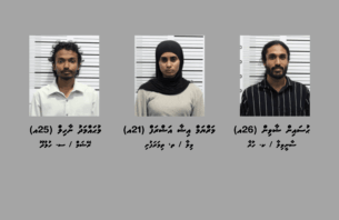 މަސްތުވާތަކެތީގެ މައްސަލައެއްގައި 21 އަހަރުގެ އަންހެނަކާއި ދެ ފިރިހެނުން ހައްޔަރުކޮށްފި thumbnail image