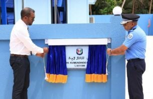 ކުމުންދޫގައި ޤާއިމުކުރި ފުލުހުންގެ މަރުކަޒު ހުޅުވައިފި thumbnail image