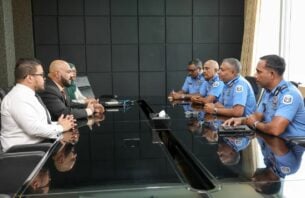 ޓްރާންސްޕޯޓް އޮފީހުން މަސައްކަތް ފަށައި ފުލުހުންގެ އިސްވެރިންނާ މަޝްވަރާކޮށްފި thumbnail image